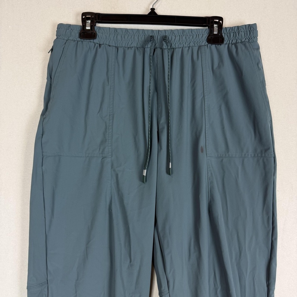 Fabletics Pants Womens Large Blue Jogger Lightweight Stretch Pockets Athletic - Picture 3 of 15